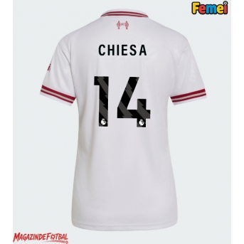 Liverpool Federico Chiesa #14 Tricou Fotbal Replică 2026-27 Femei Deplasare